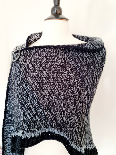 Wrap & Tie Shawl, PATTERN ONLY