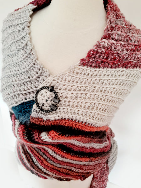 Wrap & Tie Shawl, PATTERN ONLY