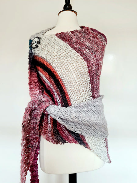 Wrap & Tie Shawl, PATTERN ONLY