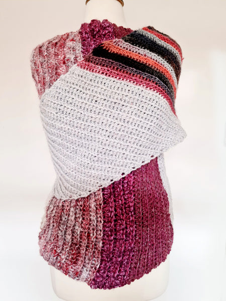 Wrap & Tie Shawl, PATTERN ONLY