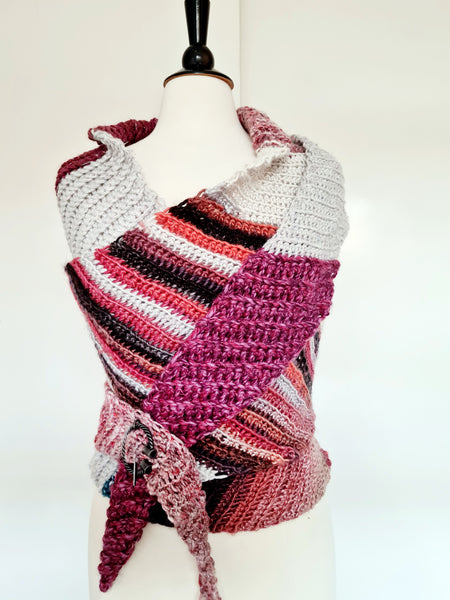 Wrap & Tie Shawl, PATTERN ONLY