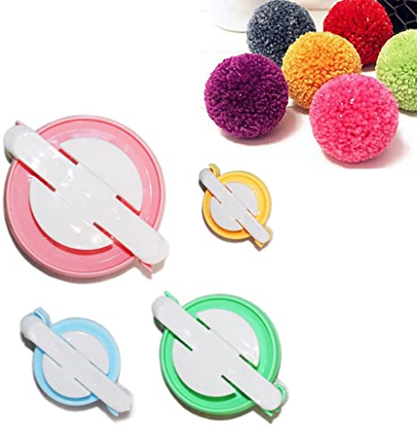 Set of 4 Pom Pom Makers