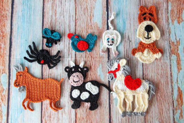 The Old Lady Who Swallowed a Fly, CROCHET PATTERN ONLY