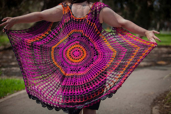 Back 2 Basics Mandala Vest (Pattern Only)