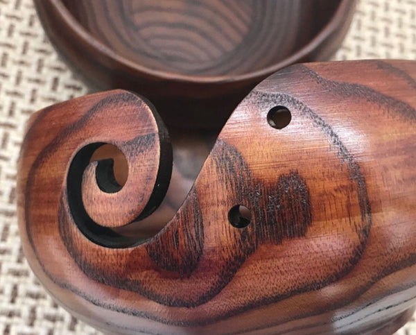 Wooden Yarn Bowl