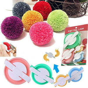 Set of 4 Pom Pom Makers