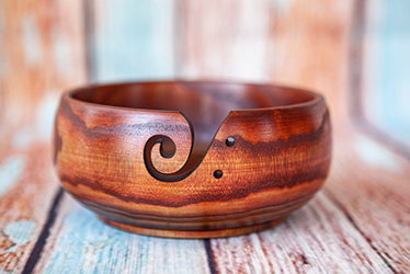 Wooden Yarn Bowl